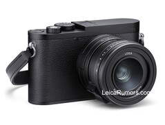 Leica Q3 Monochrom har inte den röda Leica-logotypen (Bildkälla: LeicaRumors)