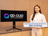 Första V-Stripe QD-OLED-monitorn med 360 Hz uppdateringsfrekvens. (Bildkälla: Samsung Display)