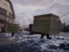 Två spelare smyger i Metal Gear Solid Delta Snake Eater Fox Hunt Multiplayer Mode Bildkälla Konami Webbplats