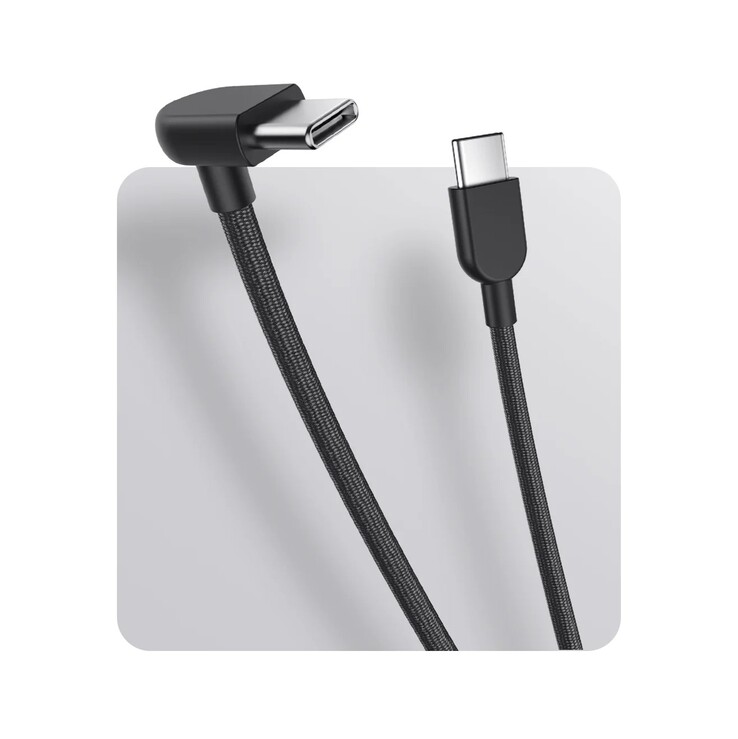 Xiaomi 3A flätad USB-C till USB-C-kabel (10 cm) (Bildkälla: Xiaomi)