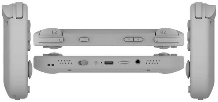 TrimUI Smart Pro S från flera vinklar. (Bildkälla: Baidu)