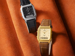 Casios nya klockor AQ-230EL-1A (vänster) och AQ-230EGL-9A (höger) har anlänt. (Bildkälla: Casio)