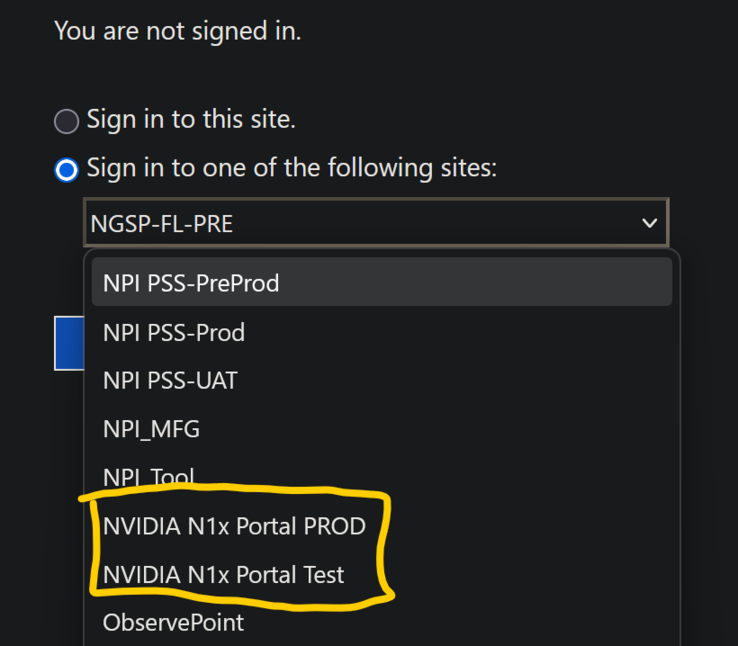 Nvidia N1X på Lenovos ADFS-webbplats