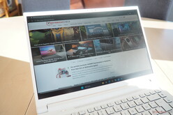 Visning utomhus i dagsljus