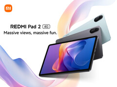 Redmi Pad 2 kommer att finnas tillgänglig i minst två färgalternativ vid lanseringen. (Bildkälla: Xiaomi)