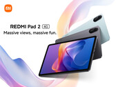 Redmi Pad 2 kommer att finnas tillgänglig i minst två färgalternativ vid lanseringen. (Bildkälla: Xiaomi)