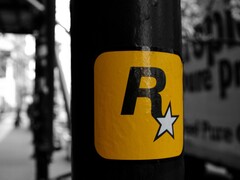 Rockstar Games logotyp visas på telefonundersökning