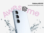Galaxy A55 är en av Samsungs första smartphones i mellanklassen som får One UI 7 i någon form. (Bildkälla: Samsung)