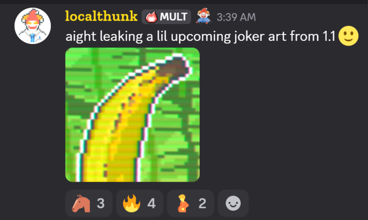 (Bildkälla: localthunk via Balatro Discord)