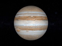 En bild som visar Jupiter och dess stora röda fläck. (Bildkälla: Hphotostudio - Pixabay)