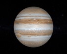 En bild som visar Jupiter och dess stora röda fläck. (Bildkälla: Hphotostudio - Pixabay)