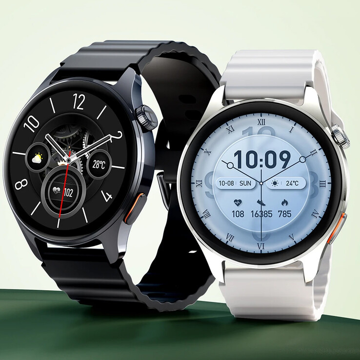 Två färgalternativ för Watch 4S (Bildkälla: Haylou)