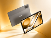 Acer Iconia Tab 12 5G-surfplatta visad framifrån och bakifrån
