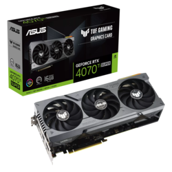 Asus TUF Gaming GeForce RTX 4070 Ti Super. Granskningsenhet med tillstånd av Asus India.