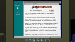 En skärmdump från titelspelets inbyggda "sökmotor" som utspelar sig på 90-talet (bildkälla: SteamDB)