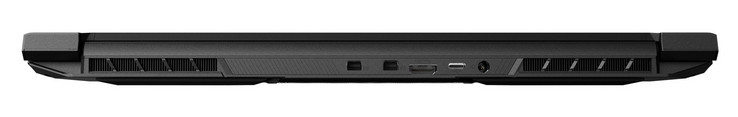 Baksida: 2x Mini-DisplayPort 1.4, HDMI 2.0, USB-C 3.1 Gen1, DC-in