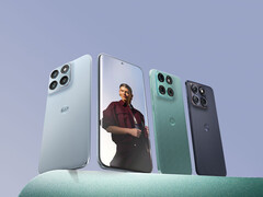 Officiella teasers avslöjar fler specifikationer för Motorola Edge 70 Fusion. På bilden: en kampanjbild som visar telefonens design.