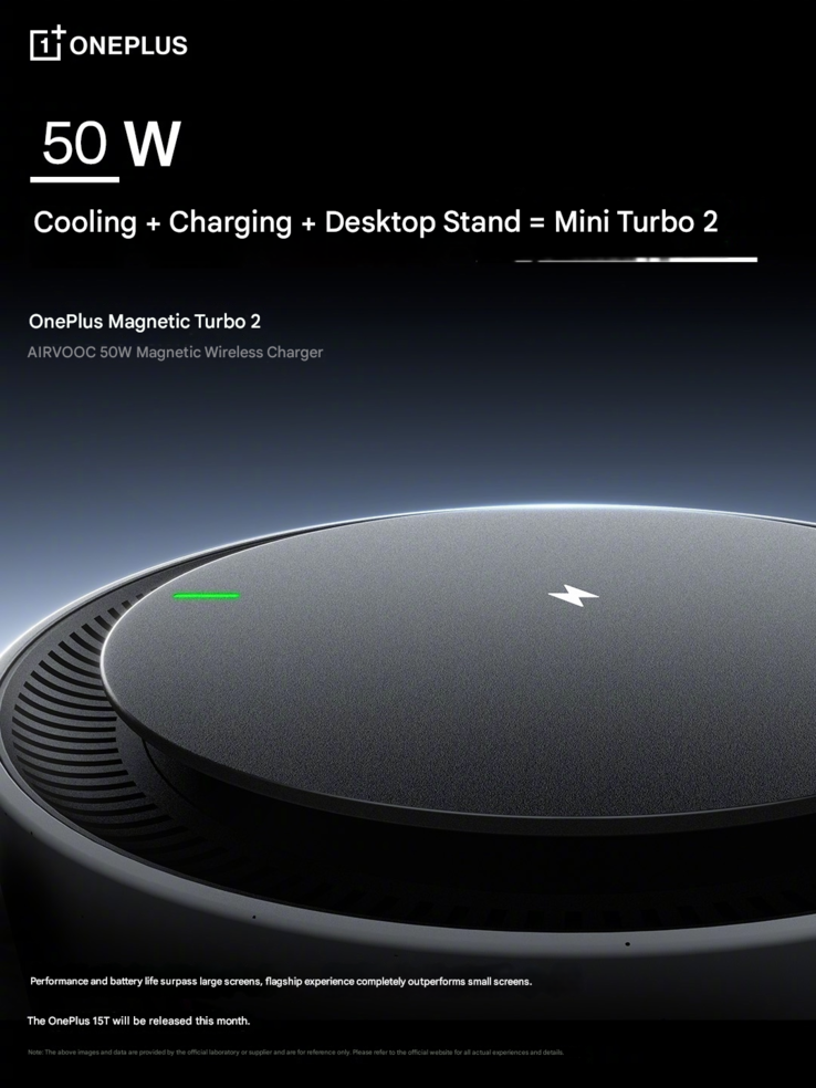 Den nya OnePlus Magnetic Turbo 2 50W trådlös laddare