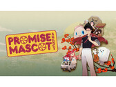 En reklambild för spelet Promise Mascot Agency som visar nyckelbilder för alla karaktärer på en färgglad bakgrund. (Bildkälla: Kaizen Game Works)