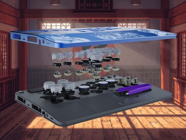 Victrix Pro KO Leverless Fight Stick Street Fighter II: Champion Edition hot-swappable switchar