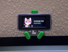 WebScreen har en 2-tums AMOLED-skärm. (Bildkälla: nishad2m8 / YouTube)