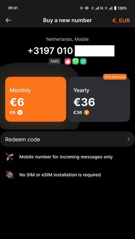 De kostar 3 eller 6 euro per månad.