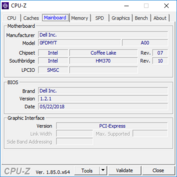 CPU-Z: Moderkort