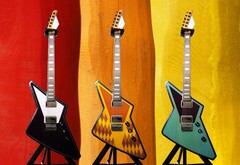 Designen på Cream DaVinci kan ändras med en knapptryckning med hjälp av E Ink. (Bildkälla: Cream Guitars)