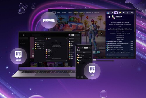 Epic Games Store textmeddelanden på flera enheter