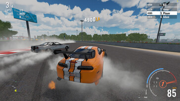 På bilden: En gameplay-skärmdump från First Racer.