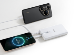 Huaweis Power Bank med inbyggd kabel (100W 12000) (bilden) har lanserats i Kina. (Bildkälla: Huawei)