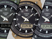 De nya klockorna i Casio AQ-S820-serien kommer troligen att ha 100 meters vattentålighet, fem larm, LED-bakgrundsbelysning och världstid. (Bildkälla: Casioblog)