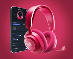 Arctis Nova 7 Gen 2 finns i färgerna vit, svart och rosa (Bildkälla: SteelSeries, redigerad)