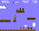 En skärmdump från det ursprungliga Super Mario Bros. (bildkälla: Nintendo)