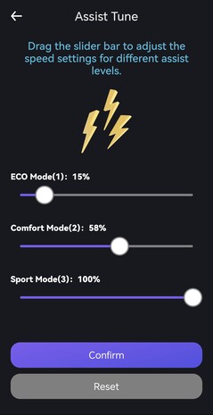 Stöd kan finjusteras via appen
