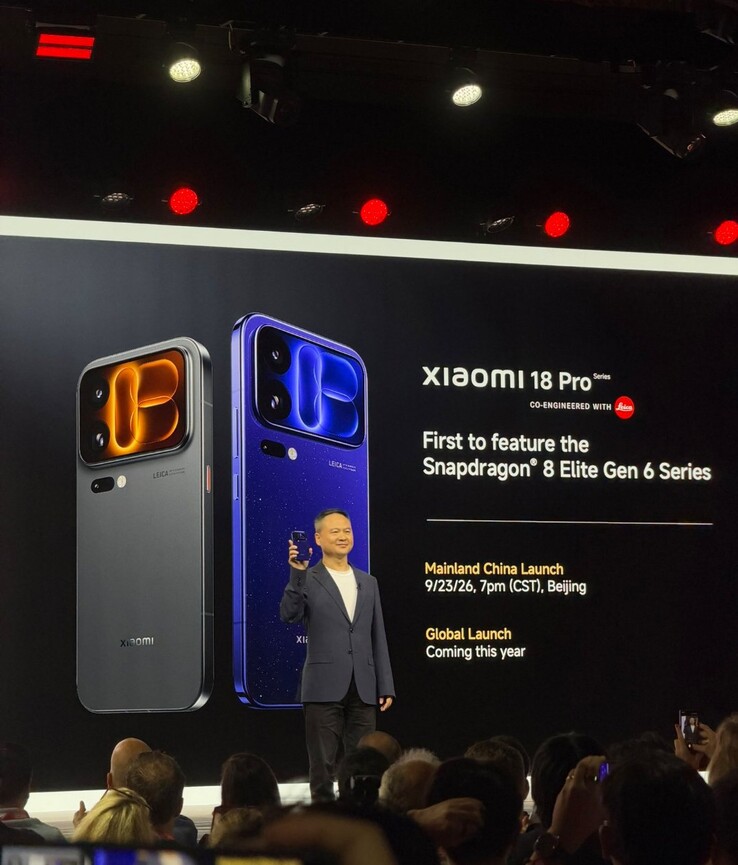 Under Snapdragon Summit bekräftade Xiaomi den globala lanseringen av Xiaomi 18 Pro i år.