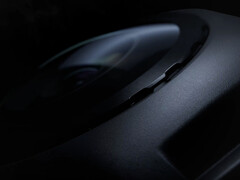 En närbild av kamerahuset på DJI Avata 360.