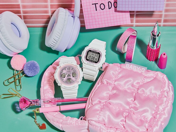 Klockorna Casio Baby-G BGA-2800SP-7A1 (vänster) och BGD-5650SP-7C (höger)