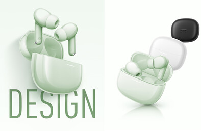 Design och färgalternativ för öronsnäckorna