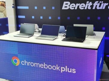 Chromebooks i Intel Experience Store (bildkälla: Benjamin Herzig)