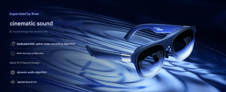 Ljudinställning av Xreal 1S (Bildkälla: Xreal - maskinöversatt)