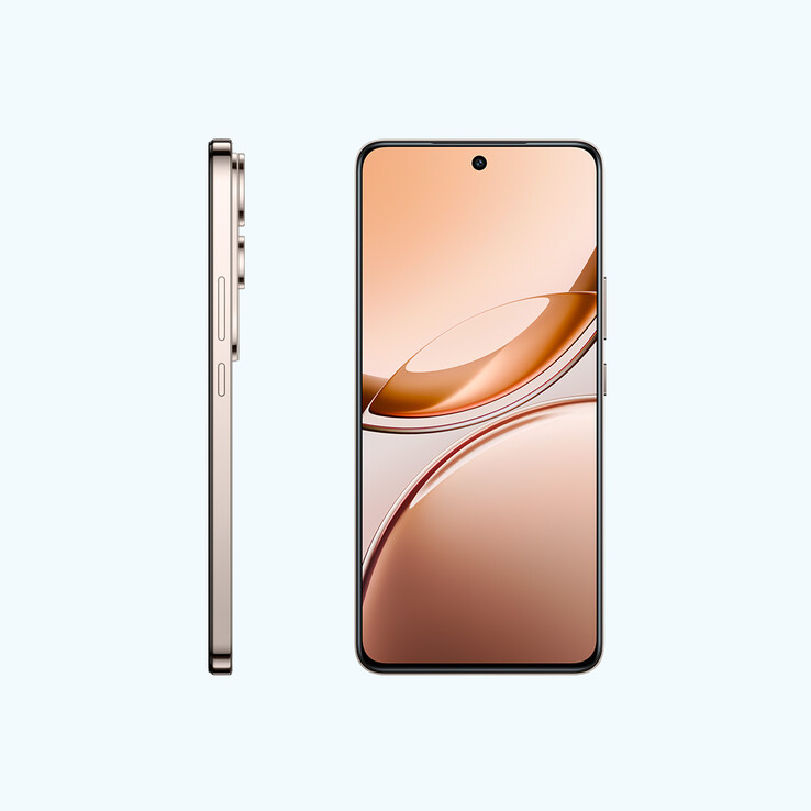 Vivo V50 Lite 5G har en 6.77-tums 120 Hz AMOLED-skärm (Bildkälla: Vivo)