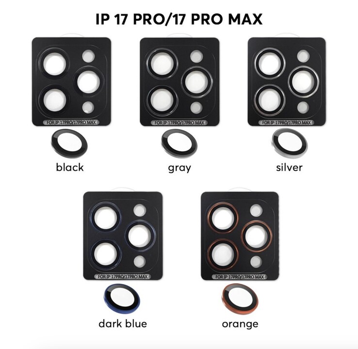 Smarttelefonerna iPhone 17 Pro och Pro Max förväntas komma med dessa färgalternativ. (Bildkälla: Sonny Dickson)