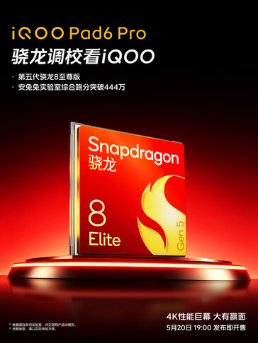 Pad 6 Pro använder flaggskeppet Snapdragon chipset.