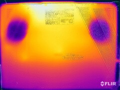 Belastningstest av yttemperaturer (botten)