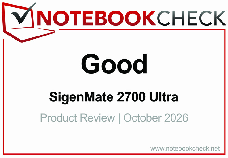 SigenMate 2700 Ultra Utmärkelse
