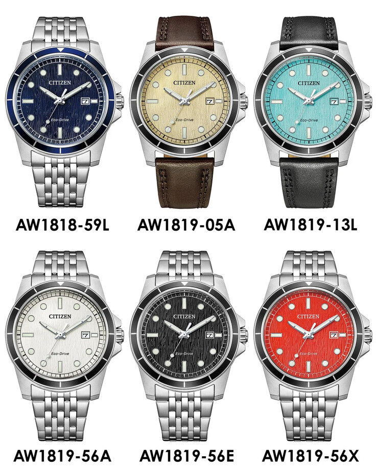 De nya Citizen Eco-Drive-klockorna, lanserade i Kina. (Bildkälla: U/Plus9Time via Reddit)