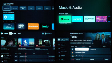 Google TV-butiken har många gratis live-TV-kanaler och appar. (Bildkälla: Notebookcheck)
