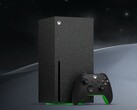 Bilden visar Xbox Series X Galaxy Black 2 TB med skivutgåva