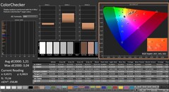 CalMAN: ColorChecker (kalibrerad)